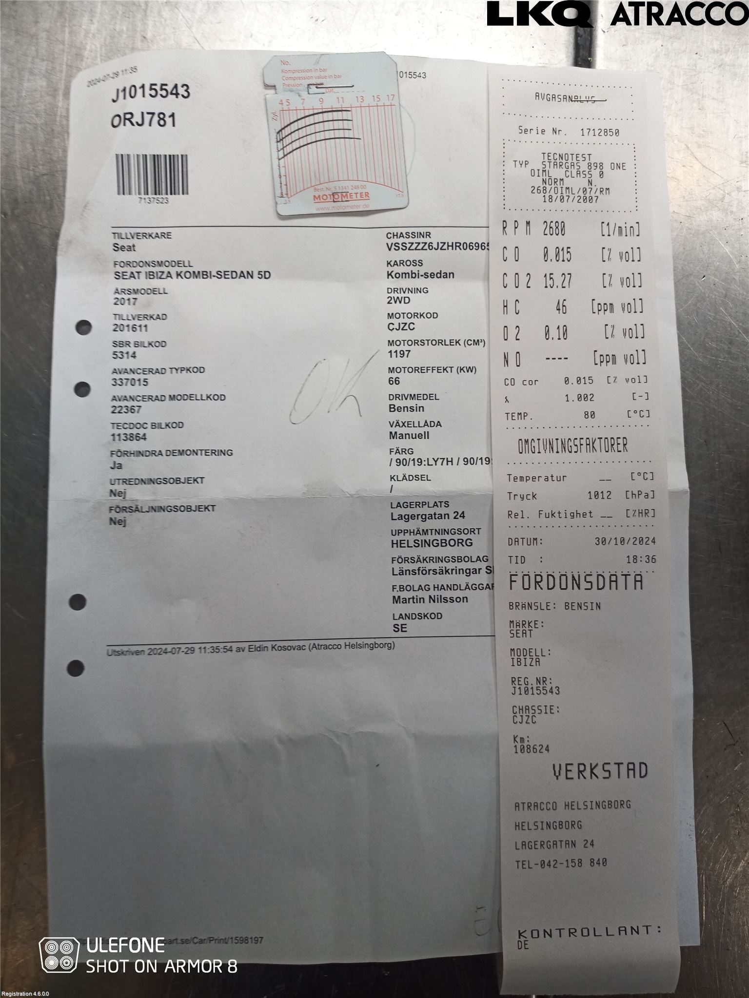 Seat IBIZA IV 08-16 Motor Bensin