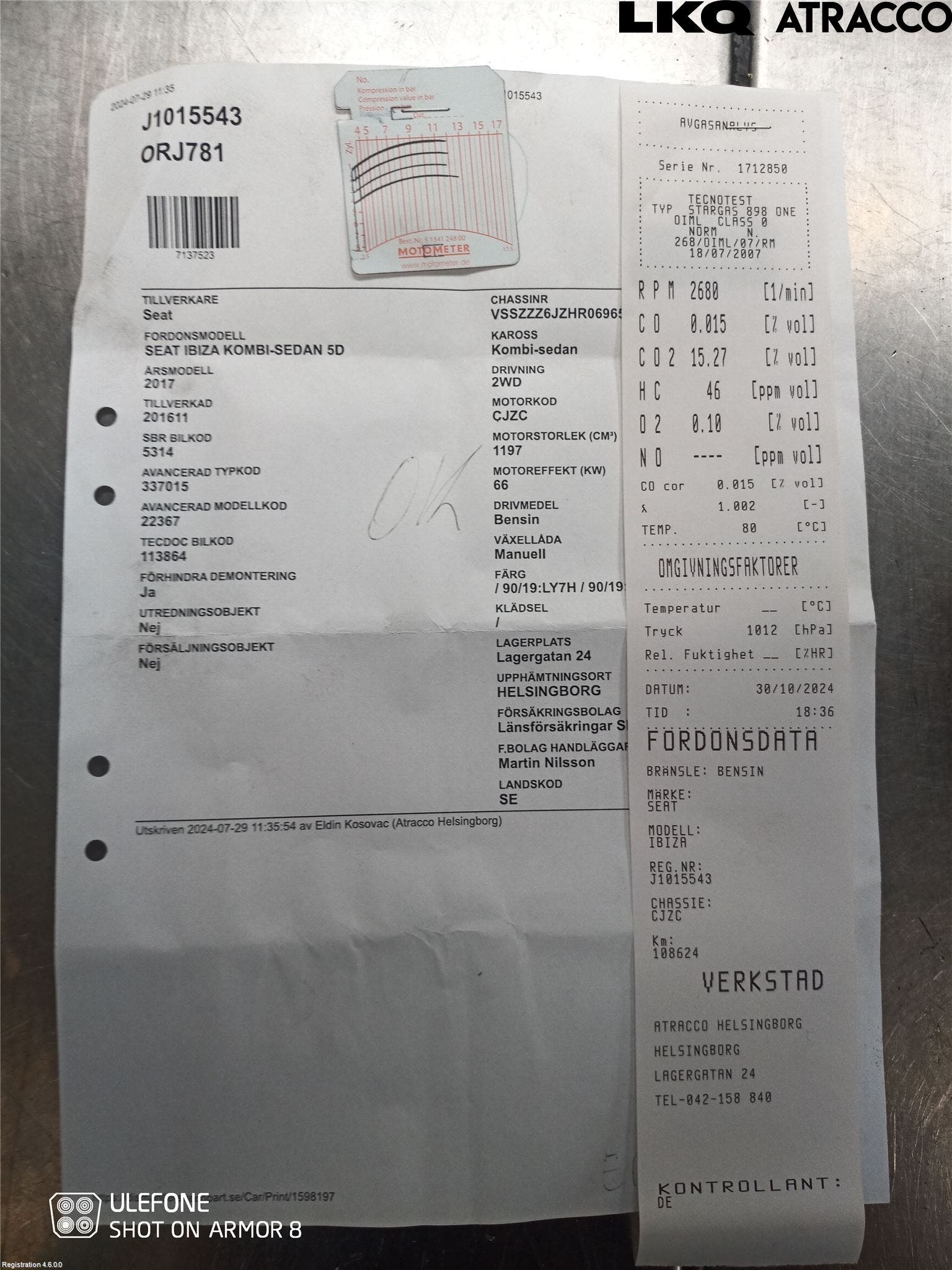 Seat IBIZA IV 08-16 Motor Bensin