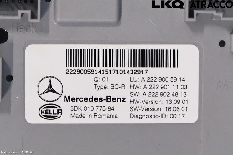 Mercedes-Benz MB C-KLASS (W205) 14-21 Styrenhet Övrigt