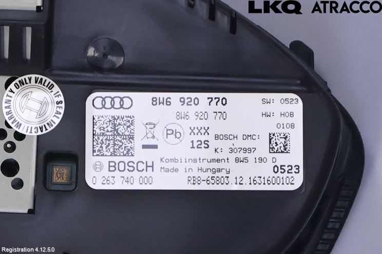 Audi A5 17- Instrument Komb