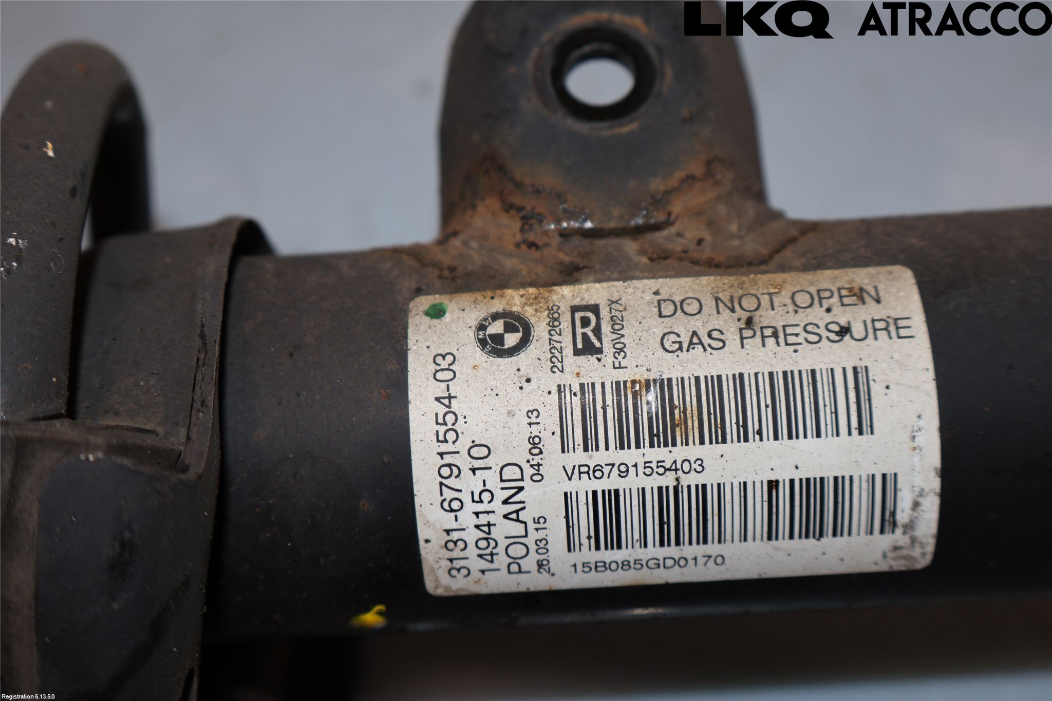 BMW 3 F30/F31/F80 12-19 Fjäderben Fram Höger