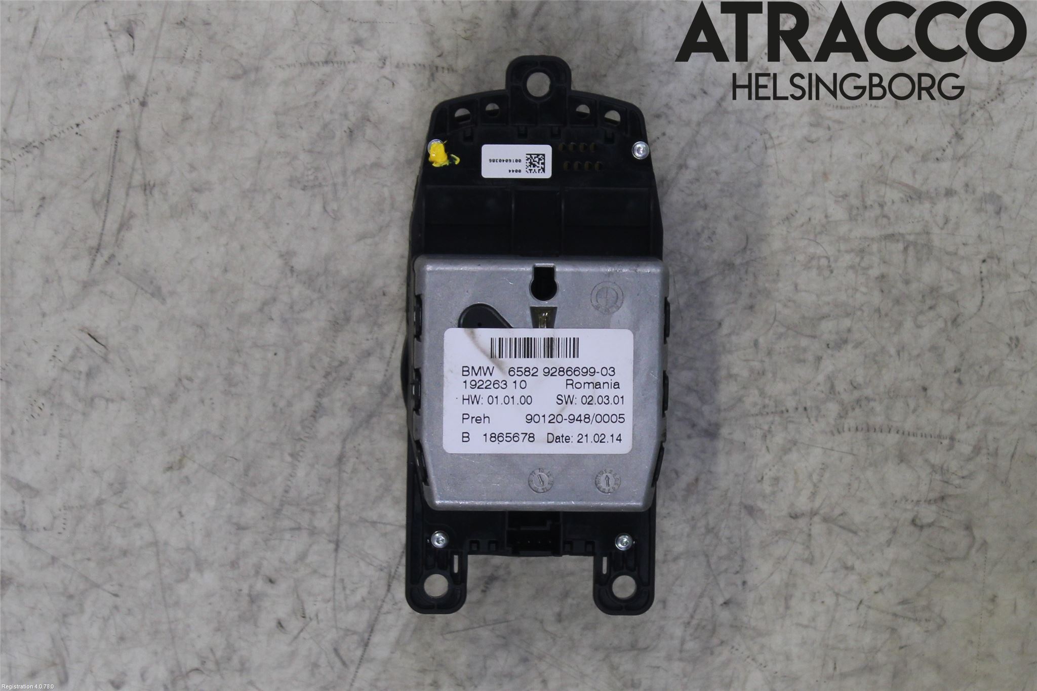 BMW 5 F10/F11/F18 09-17 Strömställare Färddator