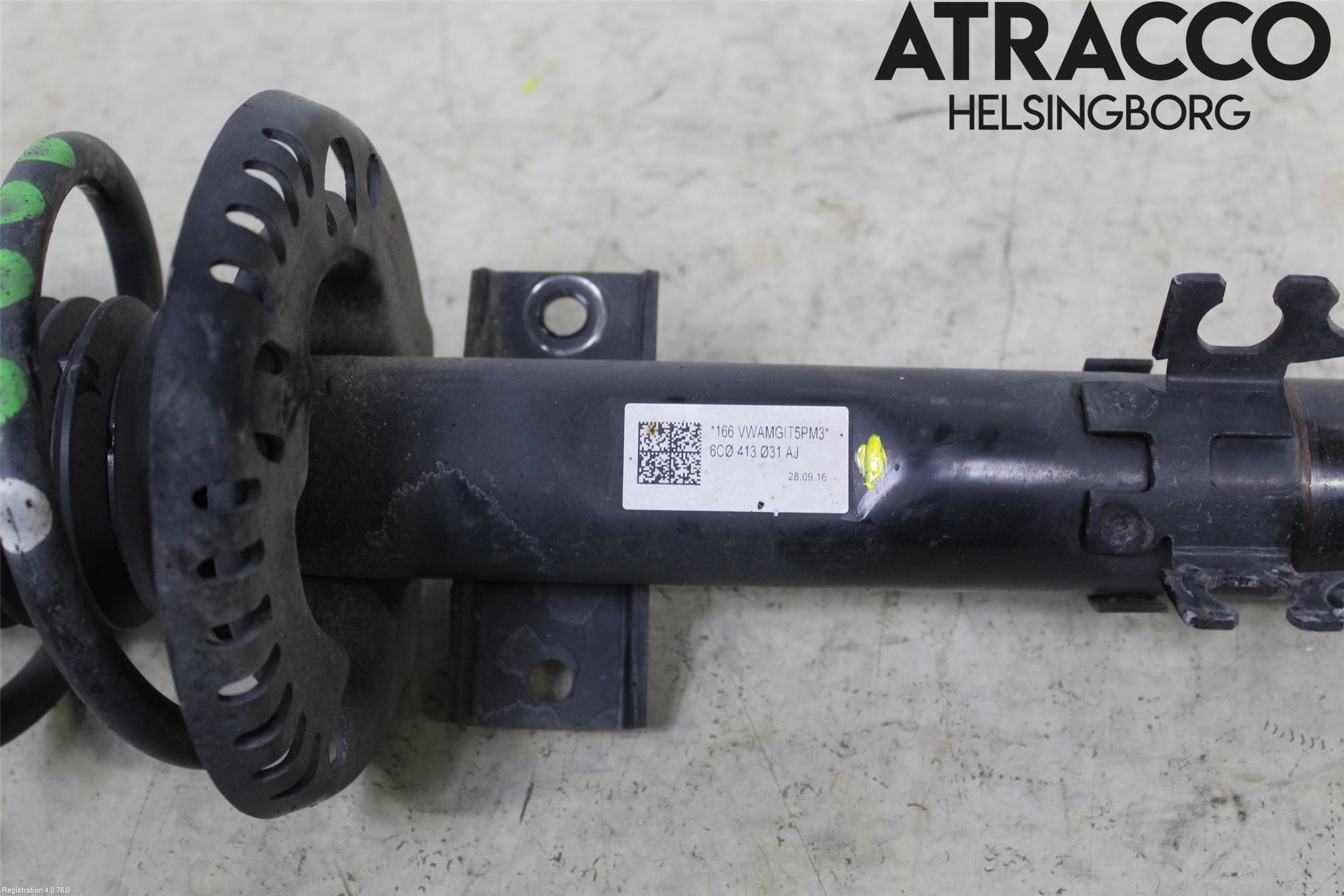Volkswagen VW POLO 10-17 Fjäderben Fram Höger