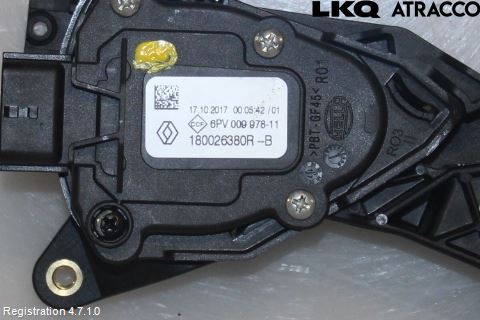 Renault CAPTUR 13-19 Gaspedal