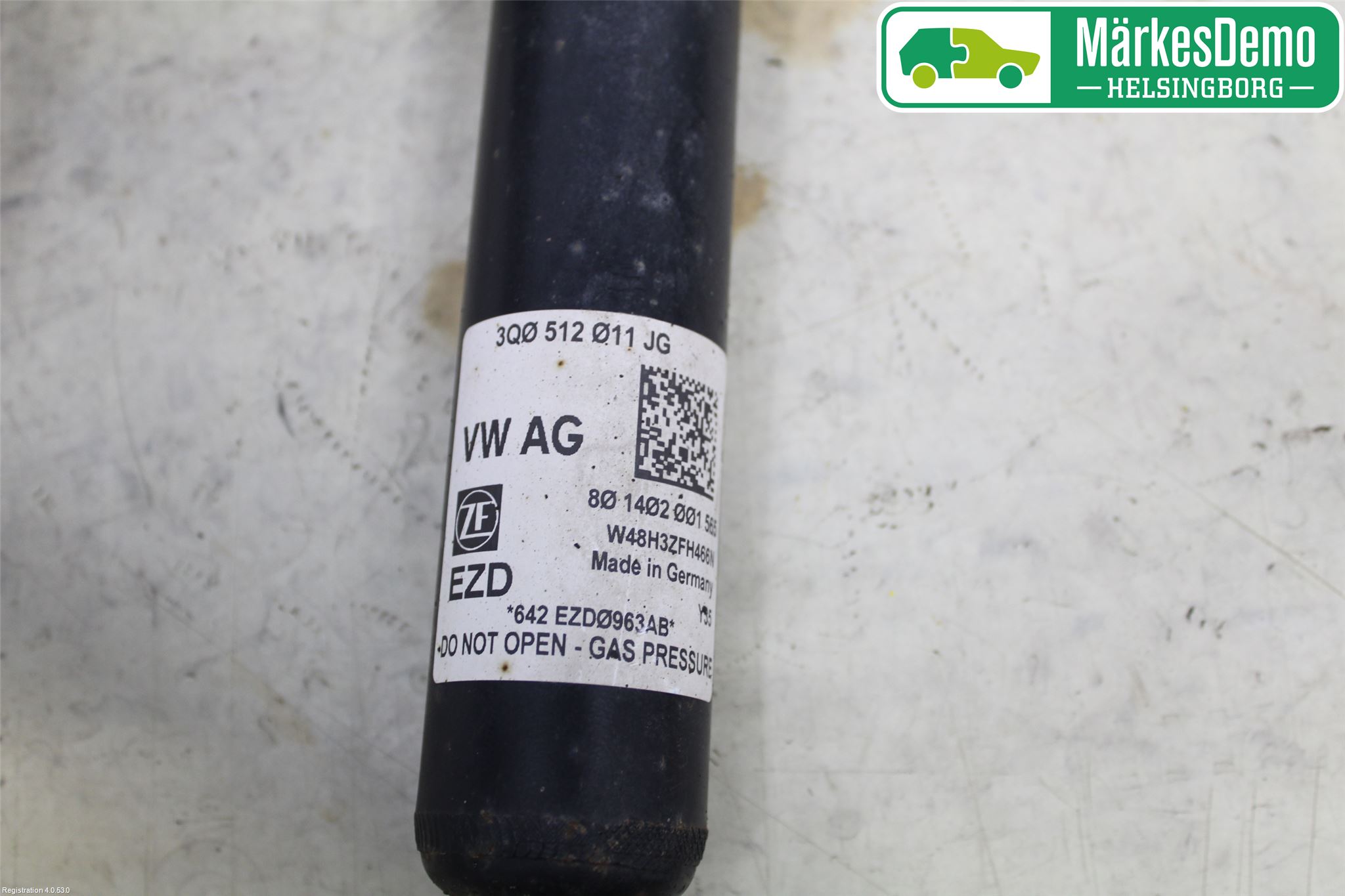 Volkswagen VW PASSAT 15-19 Stötdämpare Bak