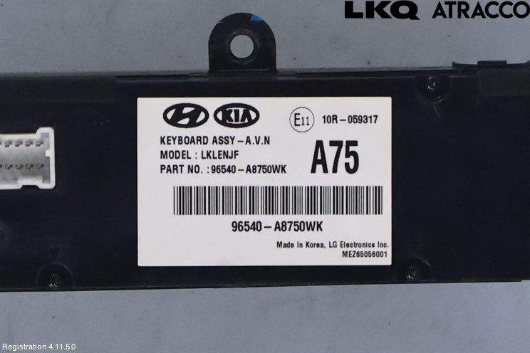 Kia OPTIMA 16-20 Cd Radio - Multimediapanel