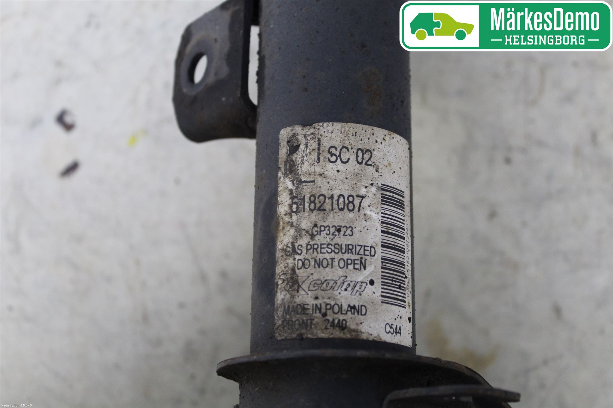 Fiat QUBO Fjäderben Fram Vänster