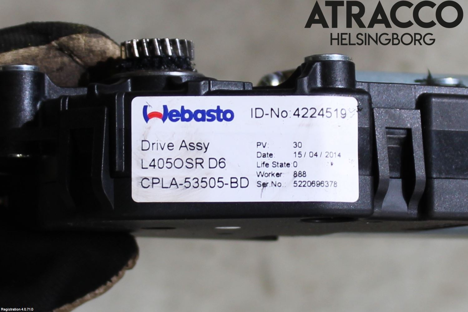 Landrover RANGE ROVER SPORT (L494) 14-22 Taklucksmotor