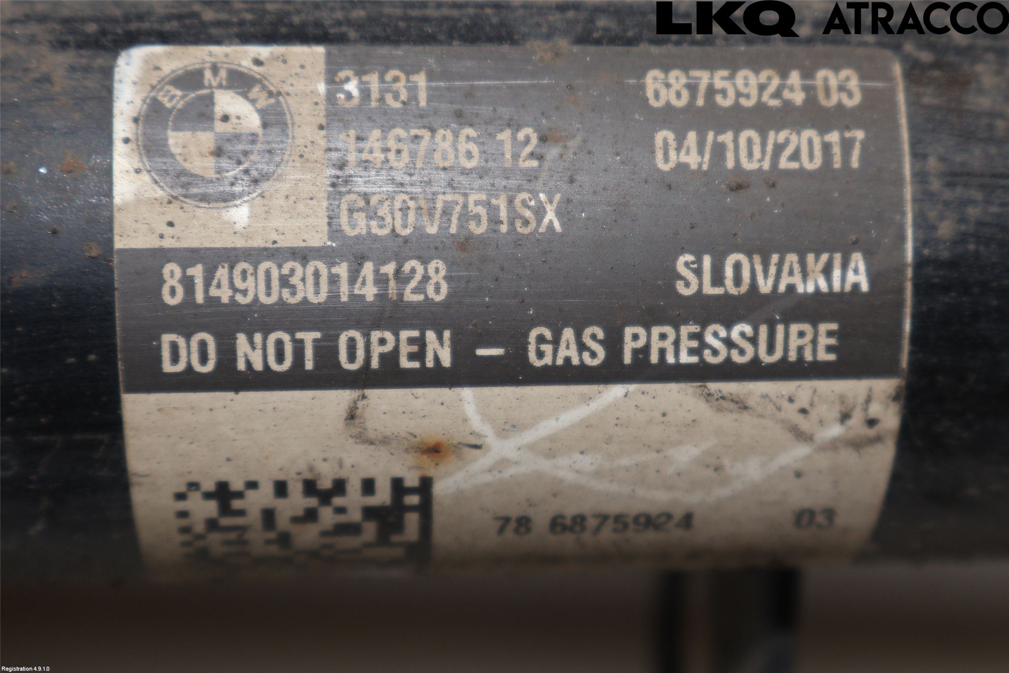 BMW 5 G30/G31/F90 17-23 Fjäderben Fram Höger