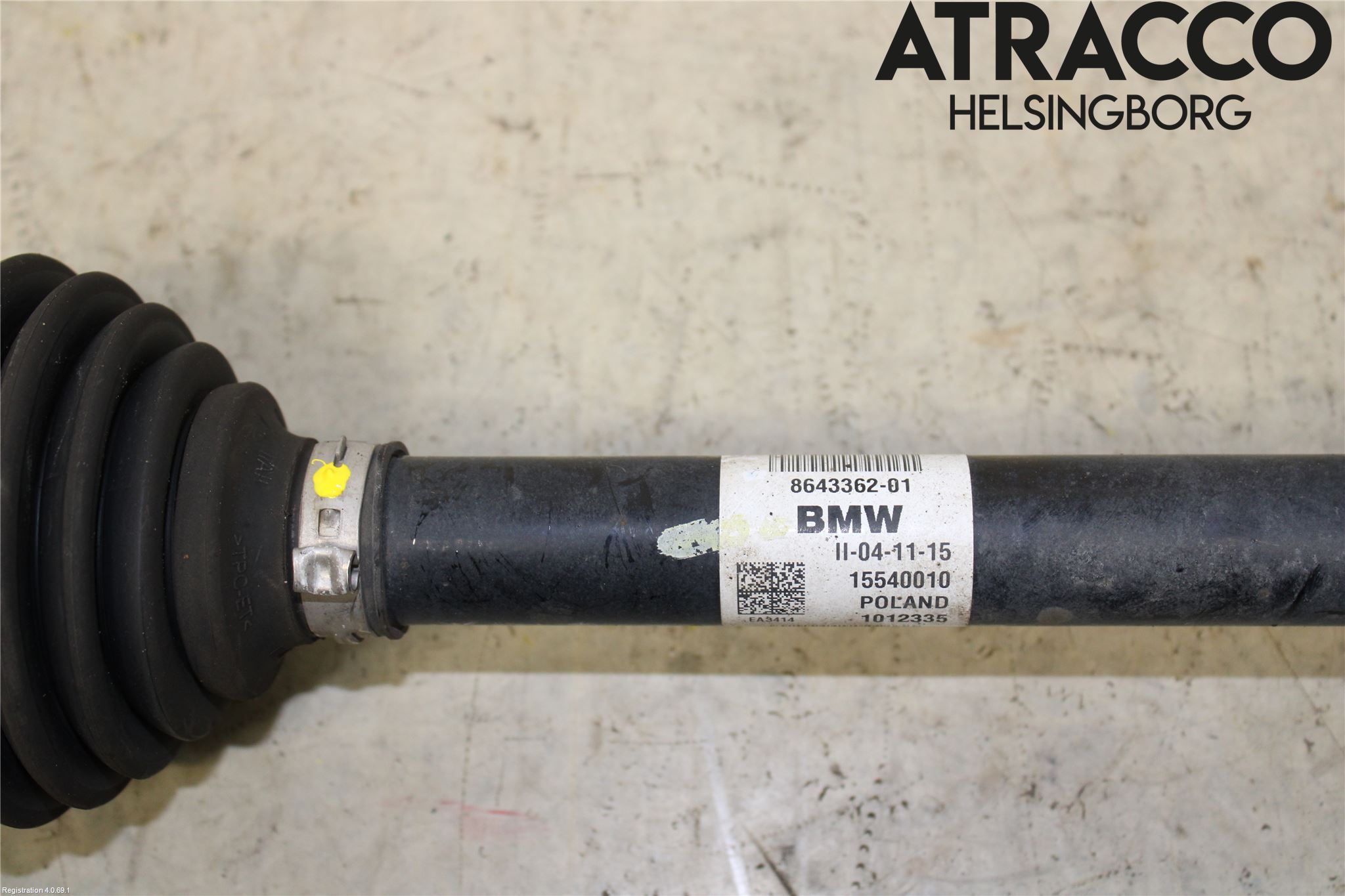 Mini ONE/COOPER 3DR F56 14-24 Drivaxel Fram Höger