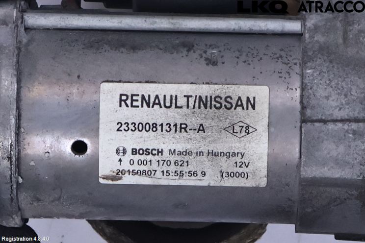 Nissan QASHQAI 14-17 Startmotor Diesel