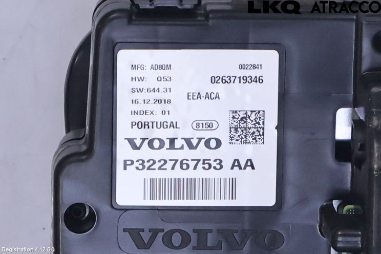 Volvo V60 CROSS COUNTRY 19- Instrument Komb