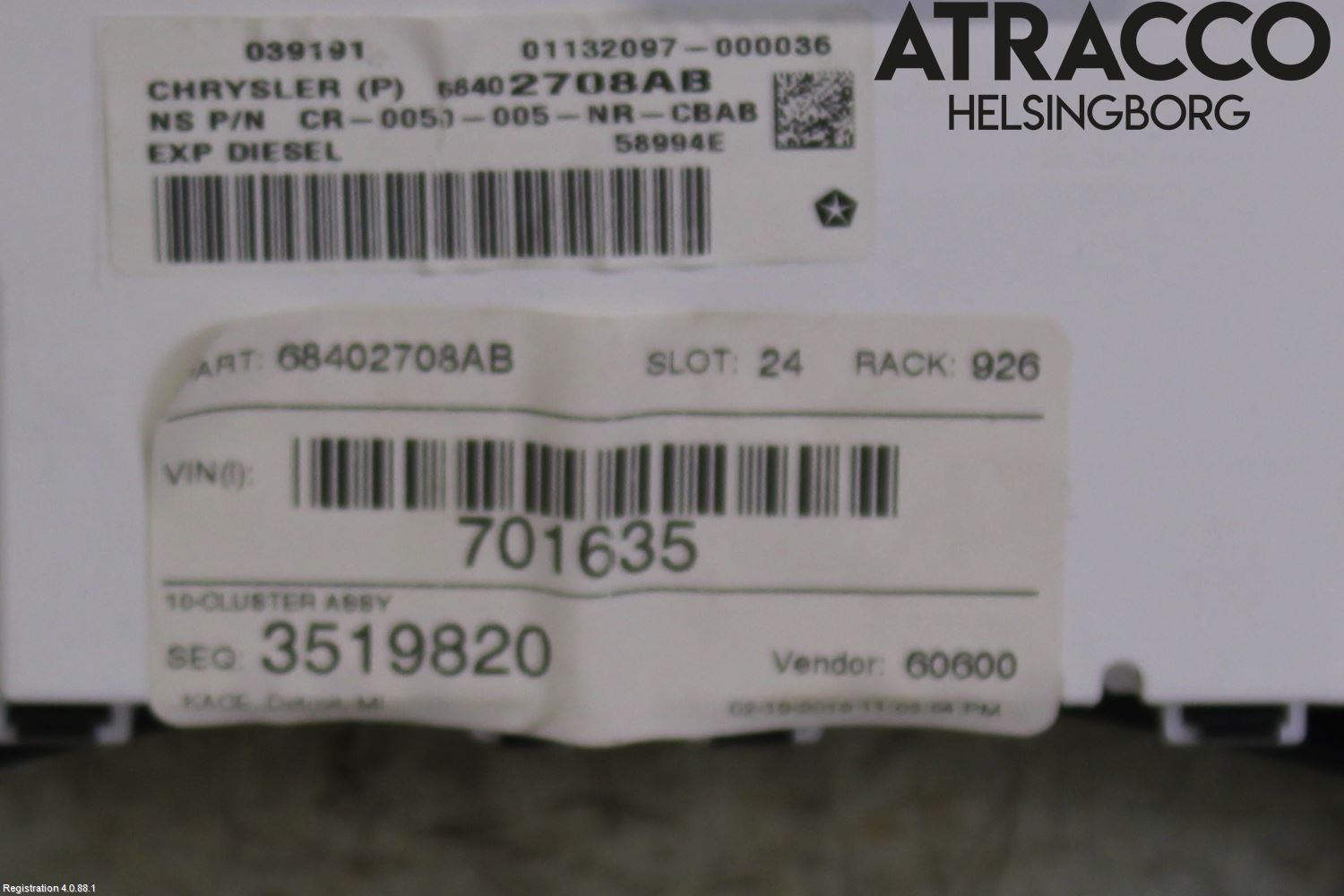 Jeep GRAND CHEROKEE 10-20 Instrument Komb