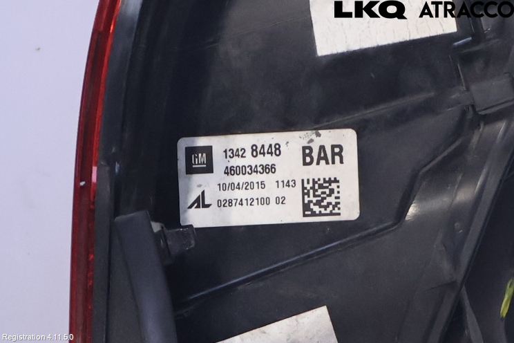Opel CORSA E 15-19 Bakljus Höger