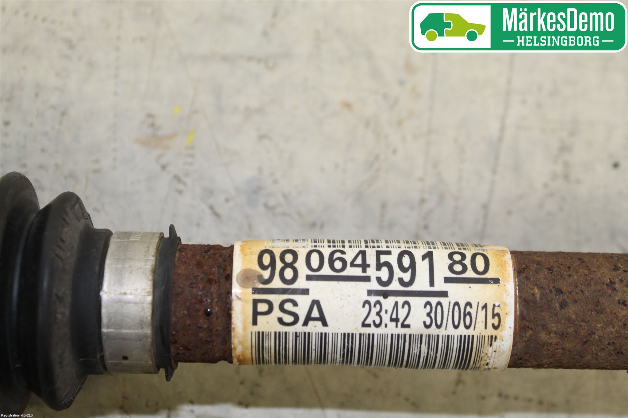 Citroen C4 CACTUS 14-20 Drivaxel Fram Vänster