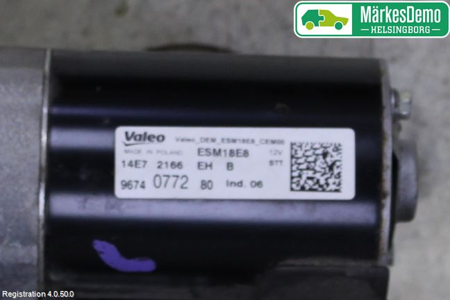 Peugeot 2008 13-20 Startmotor