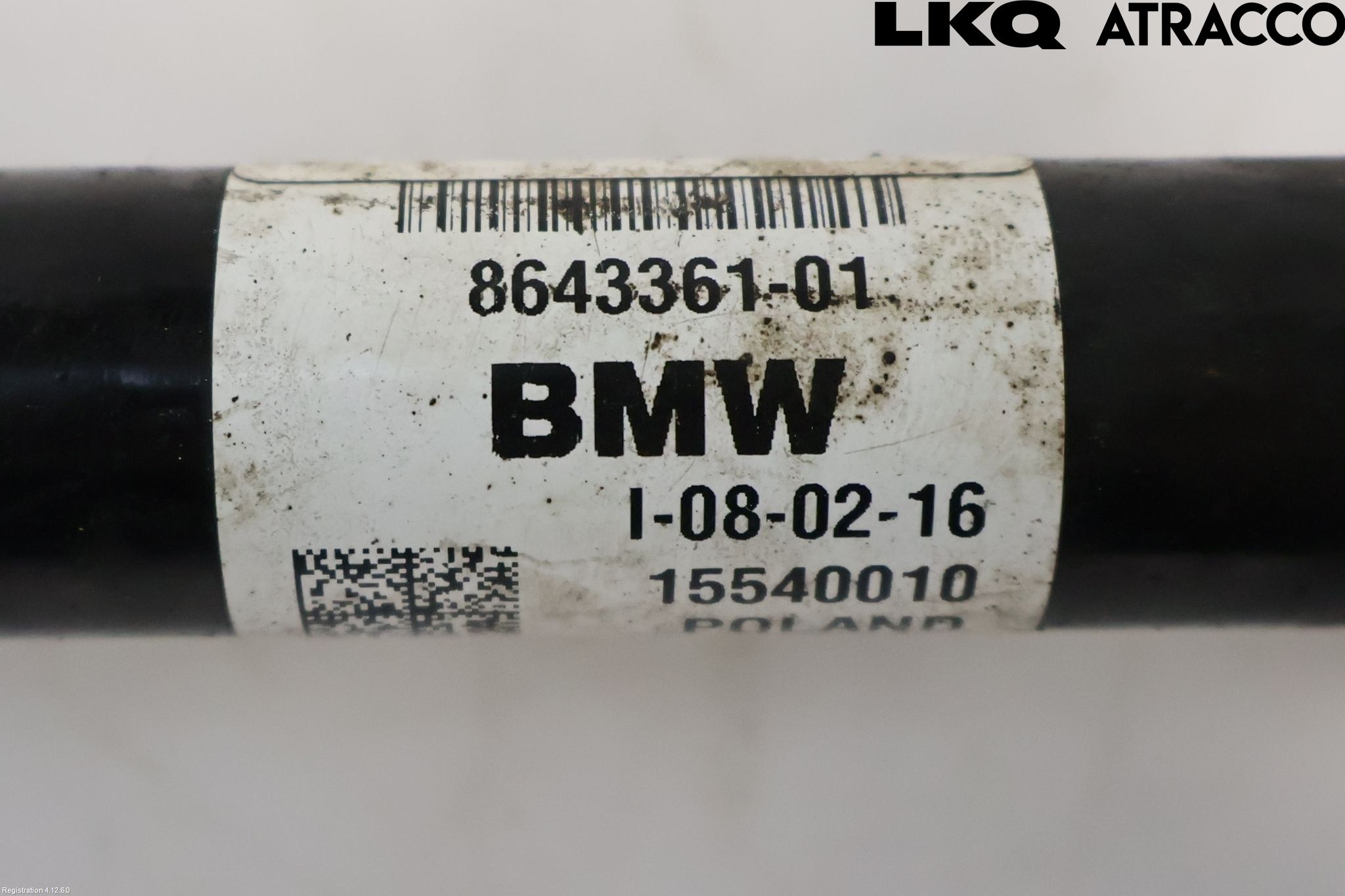 Mini ONE/COOPER 3DR F56 14-24 Drivaxel Fram Vänster
