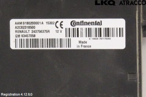 Renault TRAFIC/E-TECH 15- Styrenhet Centrallås