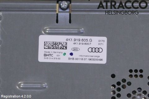 Audi A6 F2/C8 19- Multifunktionsdisplay