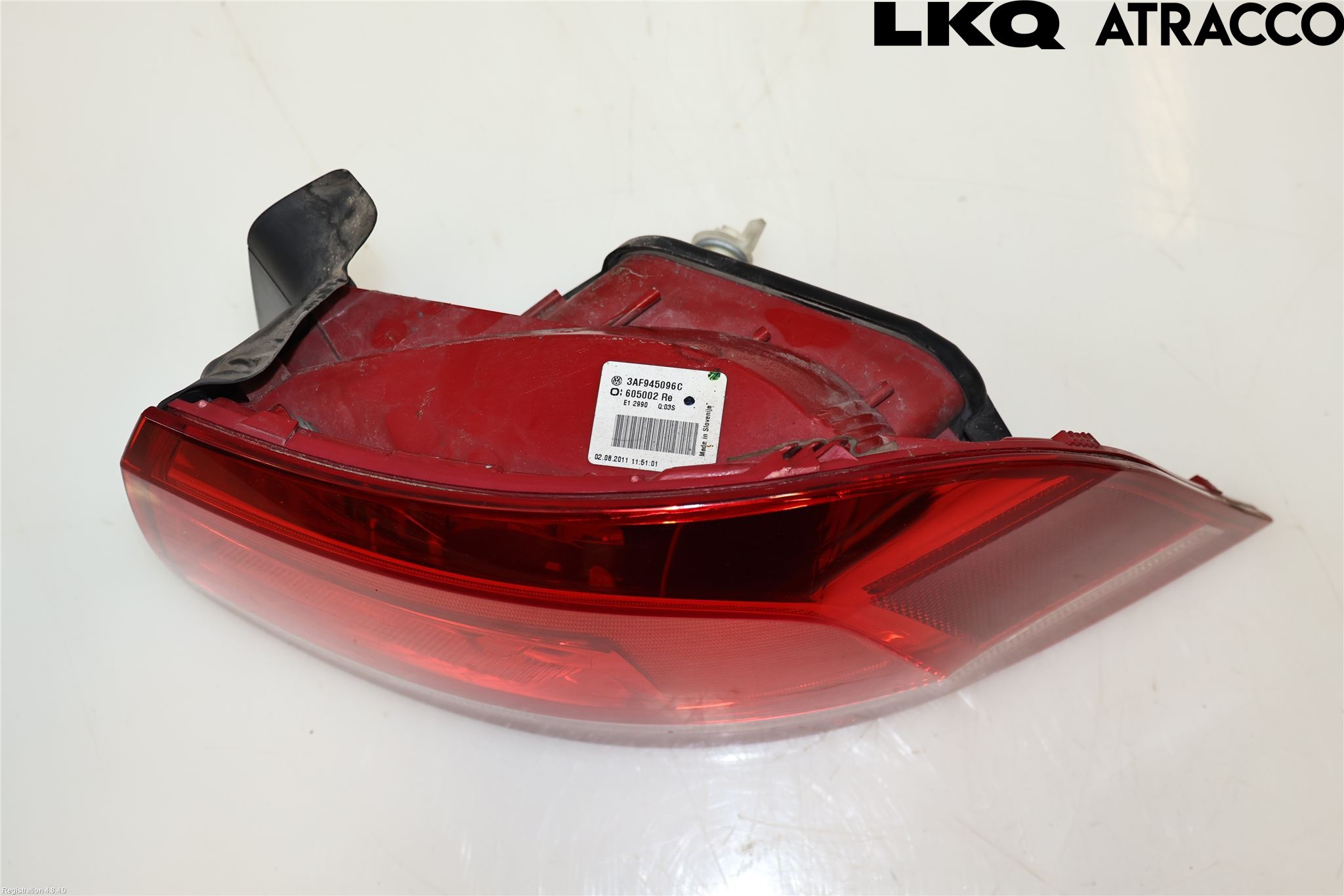 Volkswagen VW PASSAT 11-14 Bakljus Höger
