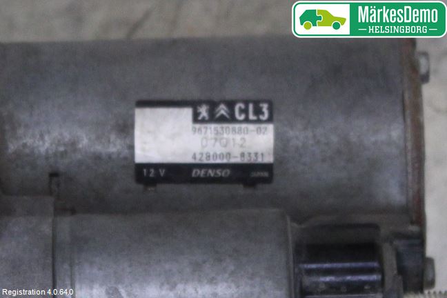 Citroen DS3 Startmotor