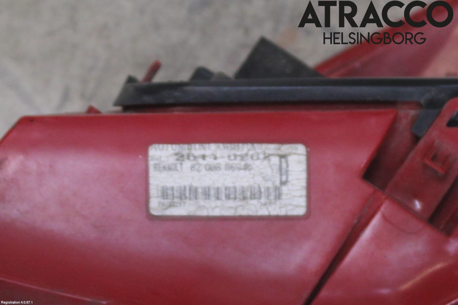 Renault CLIO III  09-12 Bakljus Höger