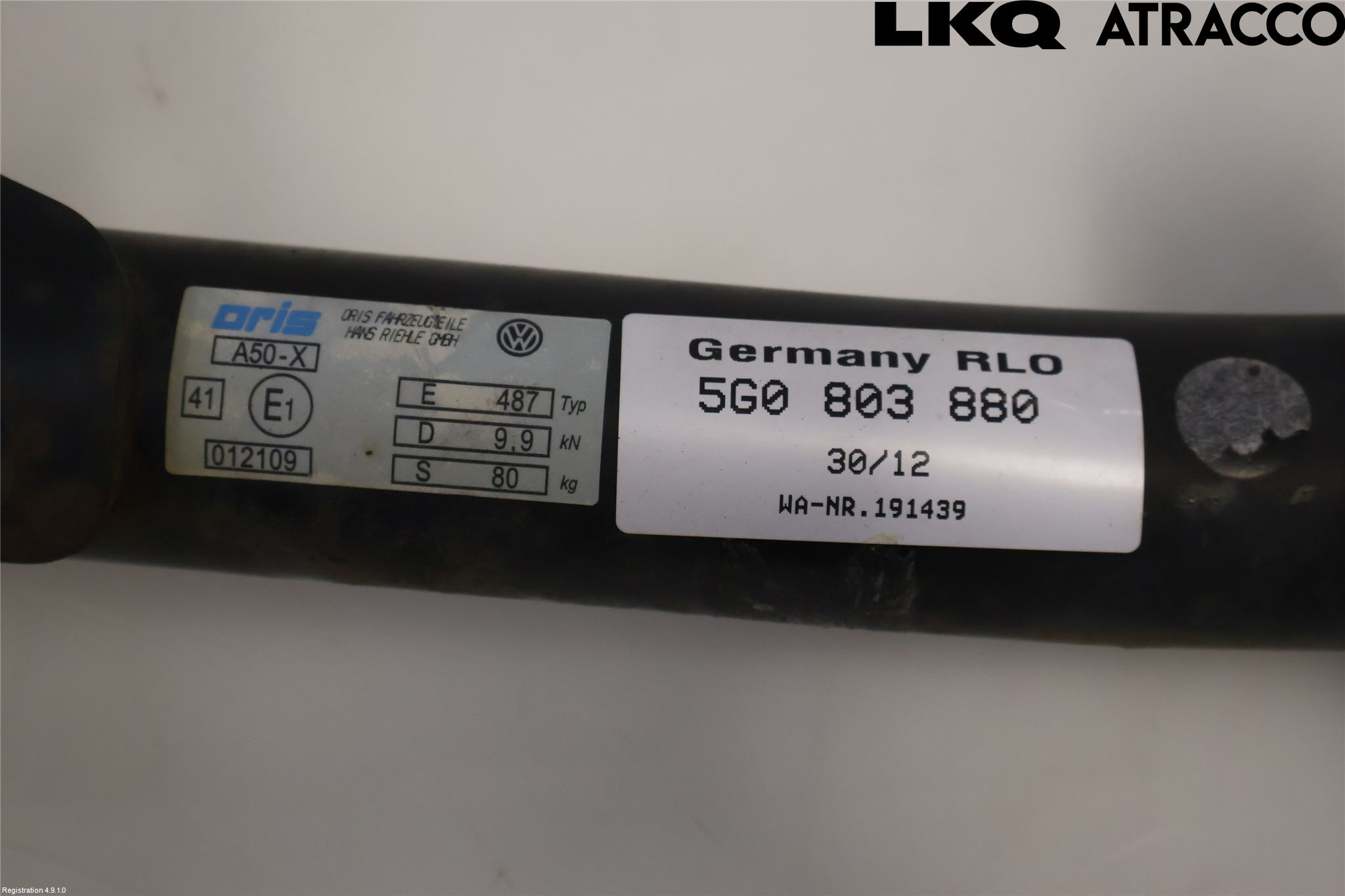 Volkswagen VW GOLF / E-GOLF VII 13-20 Dragkrok