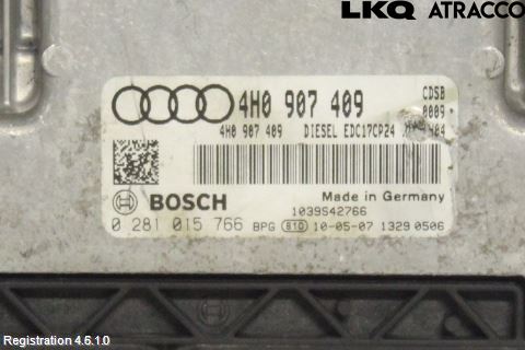 Audi A8/S8 4H 10-17 Styrenhet Inspump Diesel