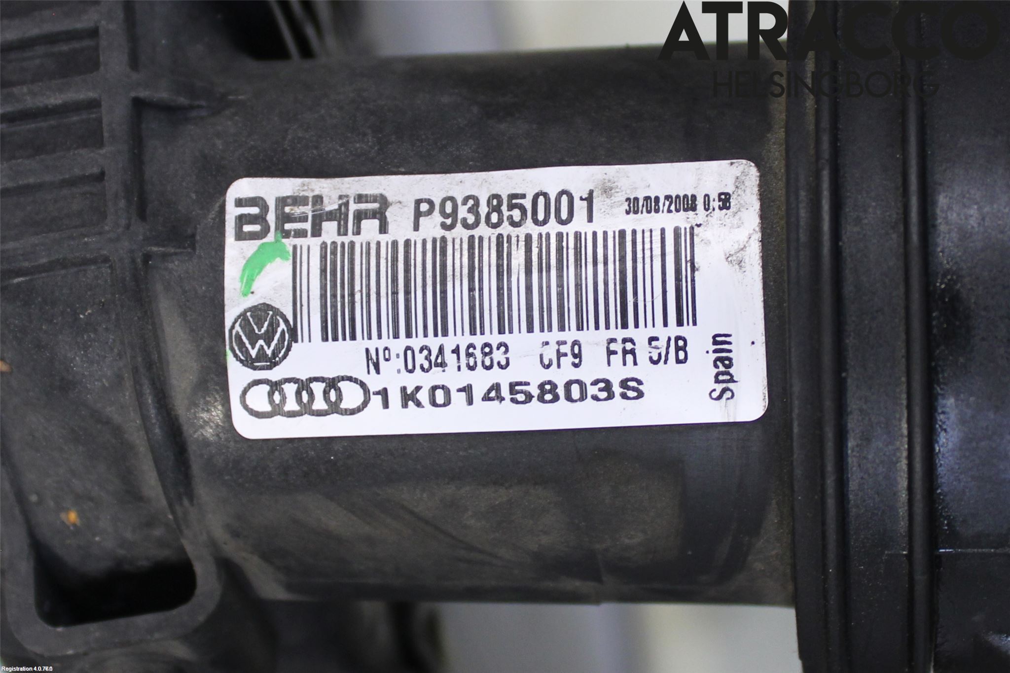 Volkswagen VW SCIROCCO 09-17 Laddluft-Intercooler Kyl