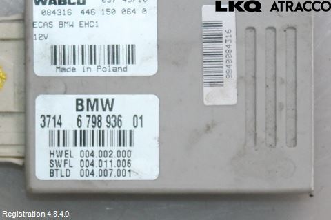 BMW 5 GT F07 09-17 Styrenhet Fjädring