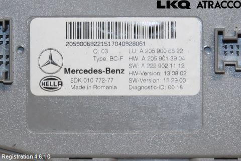 Mercedes-Benz MB C-KLASS (W205) 14-21 Komfort Styrdon