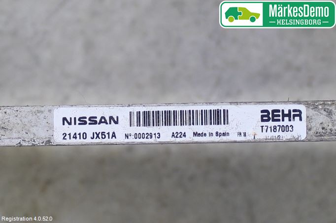 Nissan NV200/NV200 COMBI Kylare Man