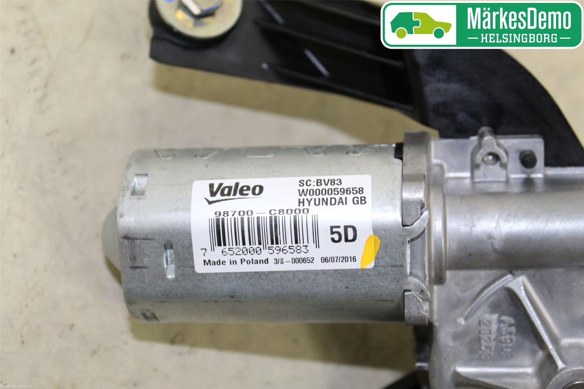 Hyundai i20 GB 15-20 Torkarmotor Baklucka