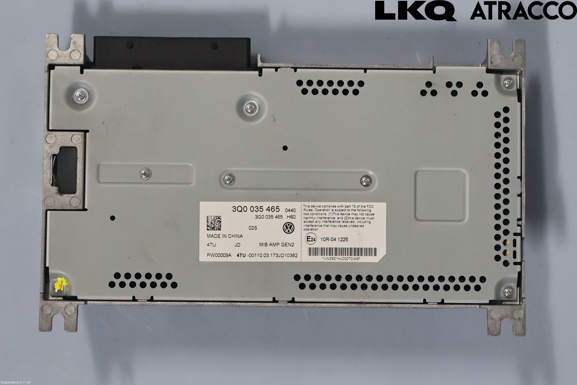 Volkswagen VW ARTEON 17- Radio-Stereo Förstärkare