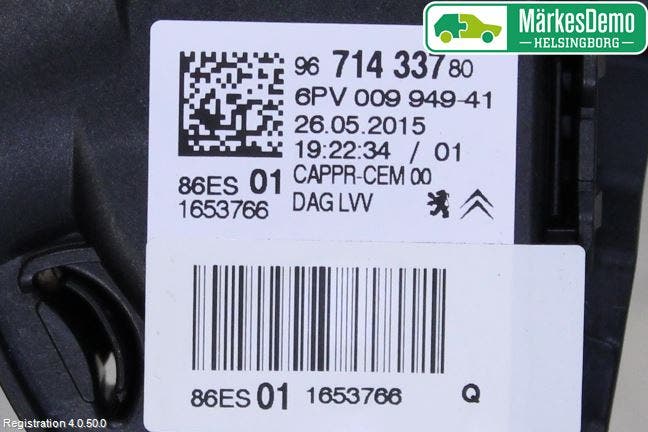 Peugeot 208 12-15 Gaspedal