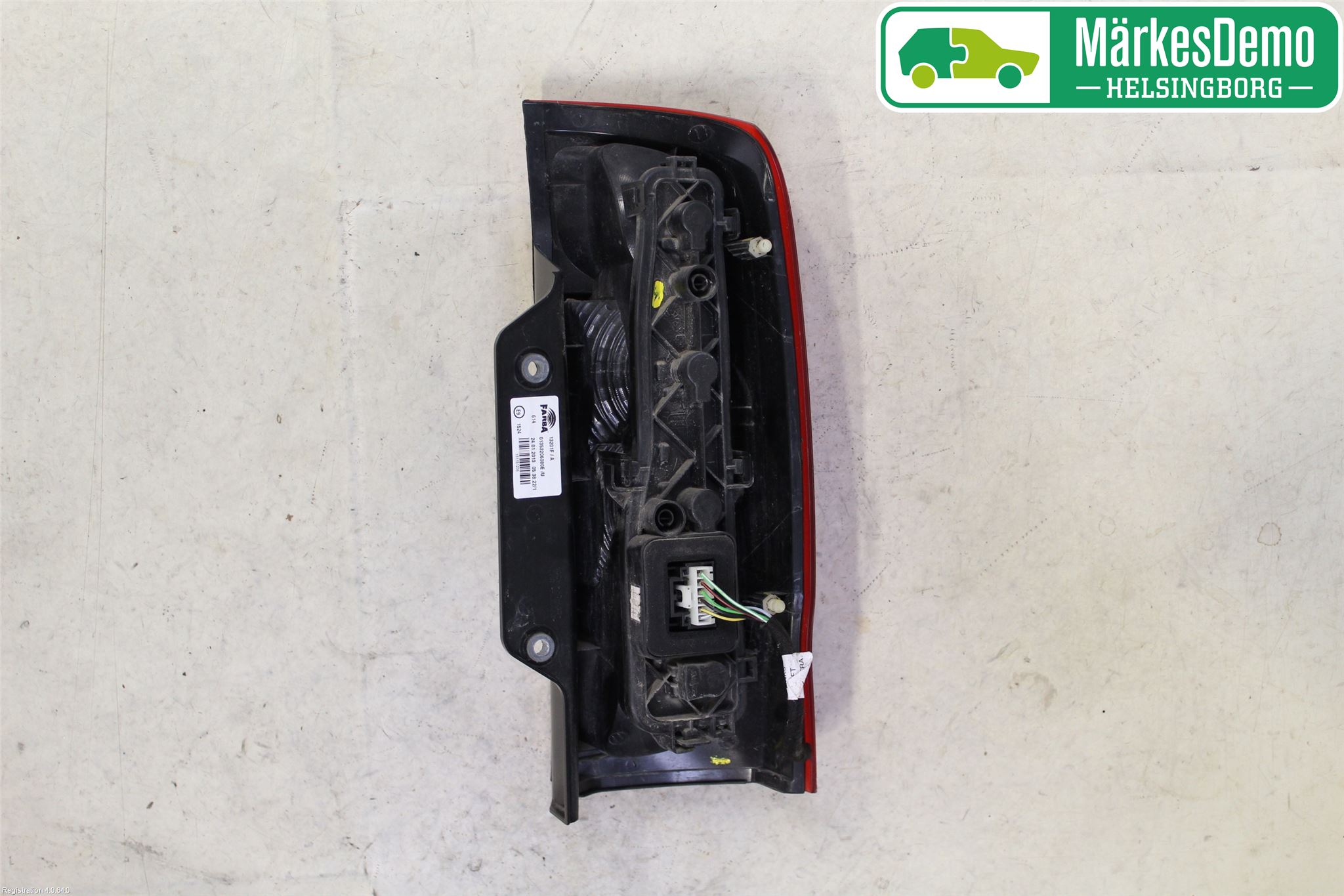 Peugeot BIPPER Bakljus Vänster