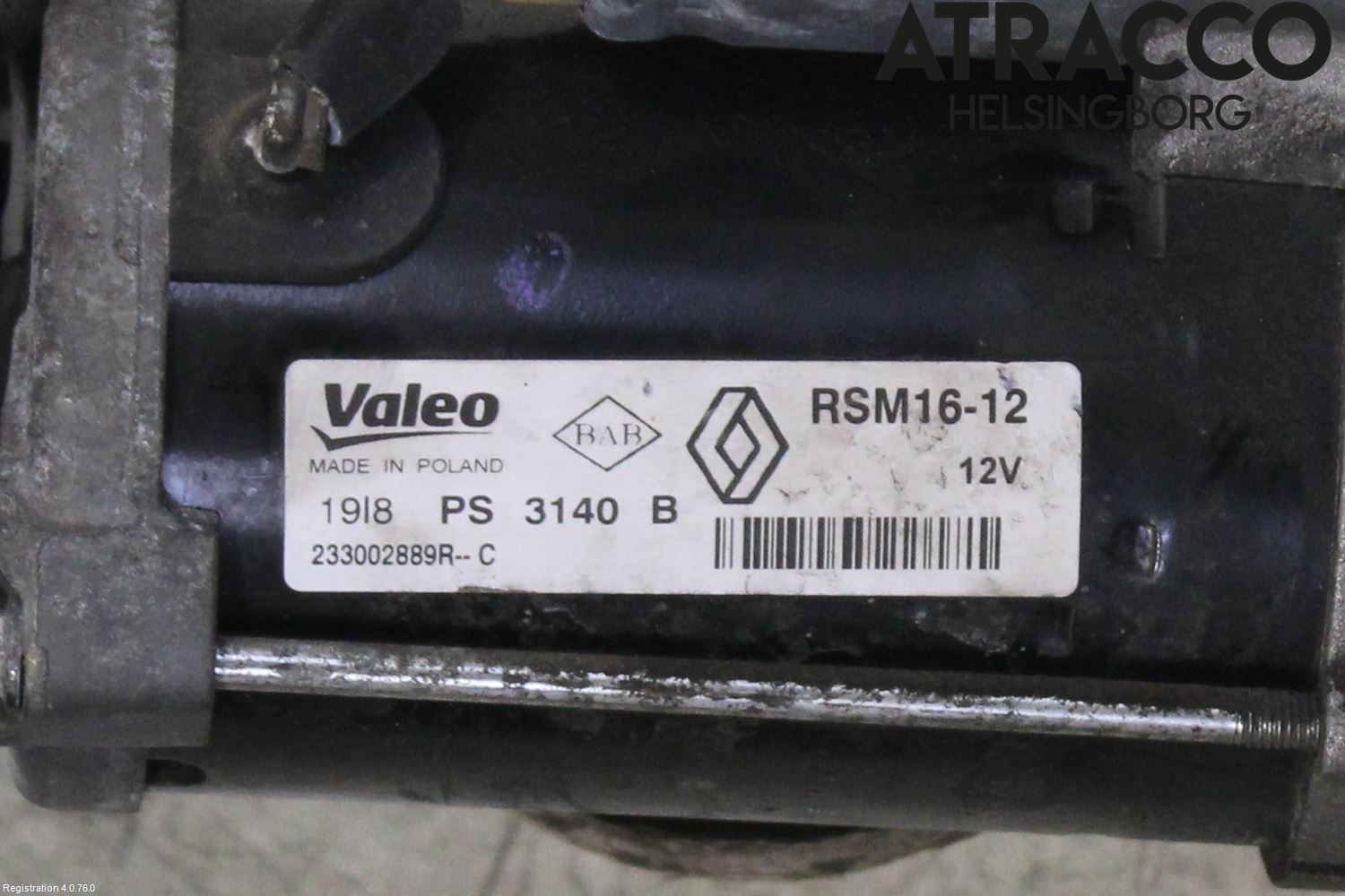 Nissan NV300 16-22 Startmotor Diesel