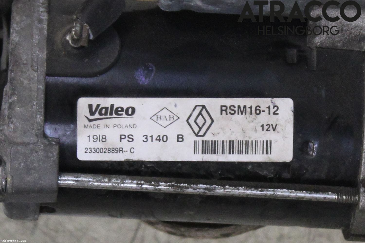 Nissan NV300 16-22 Startmotor Diesel