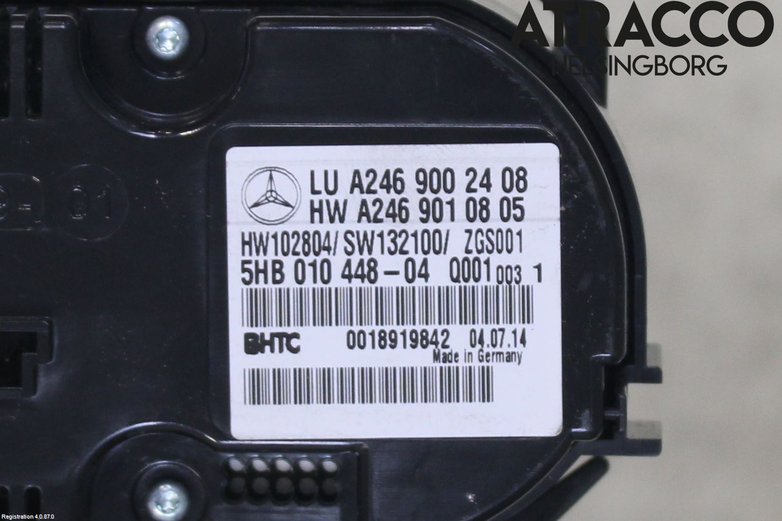 Mercedes-Benz MB CLA-KLASS (C117/X117) 13-19 Ac Styrenhet Ac Manöveren