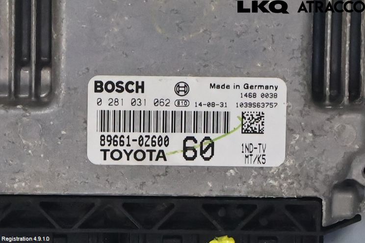 Toyota AURIS 13-19 Styrenhet Inspump Diesel
