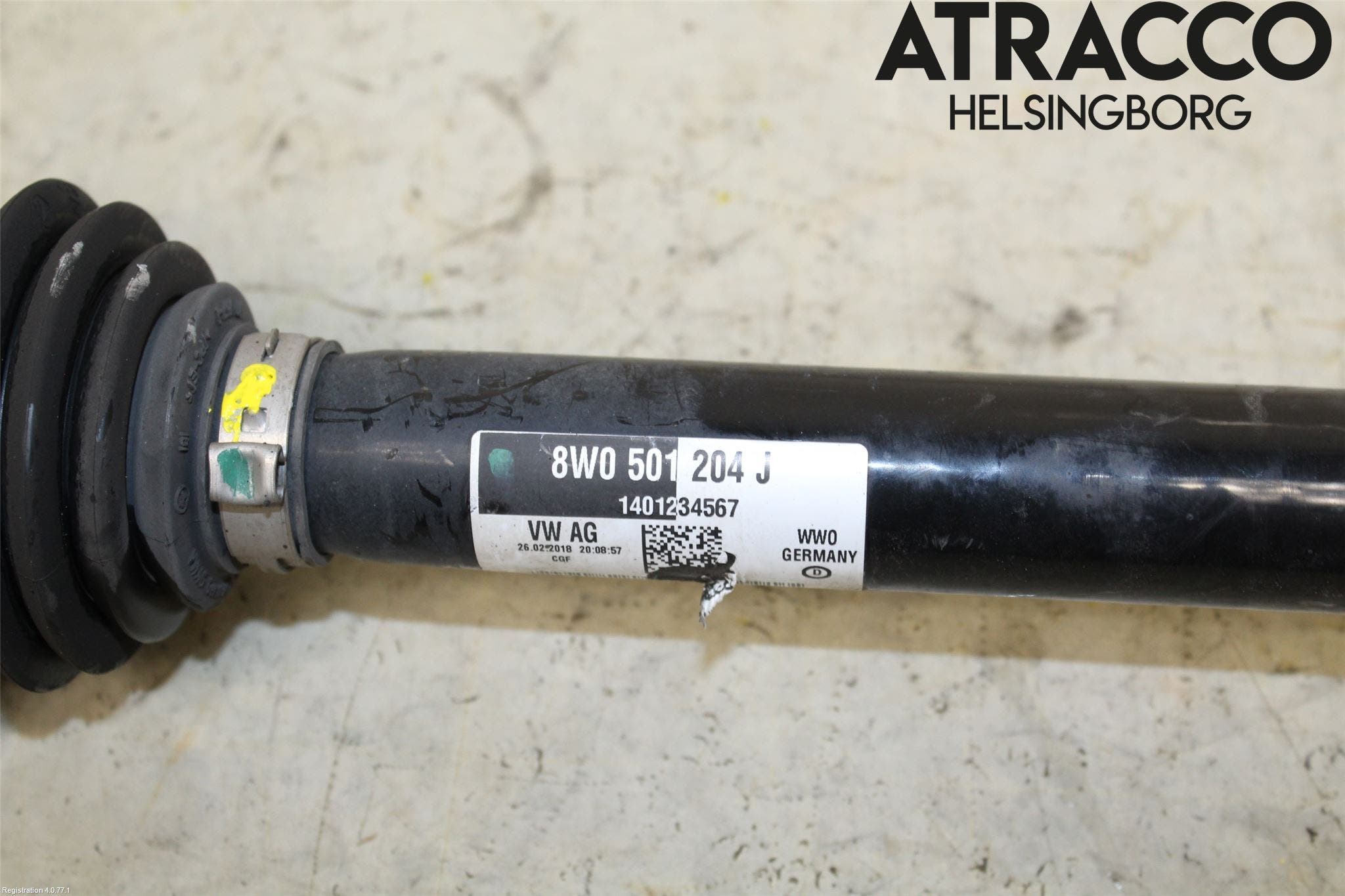 Audi A5 17- Drivaxel Bak Höger