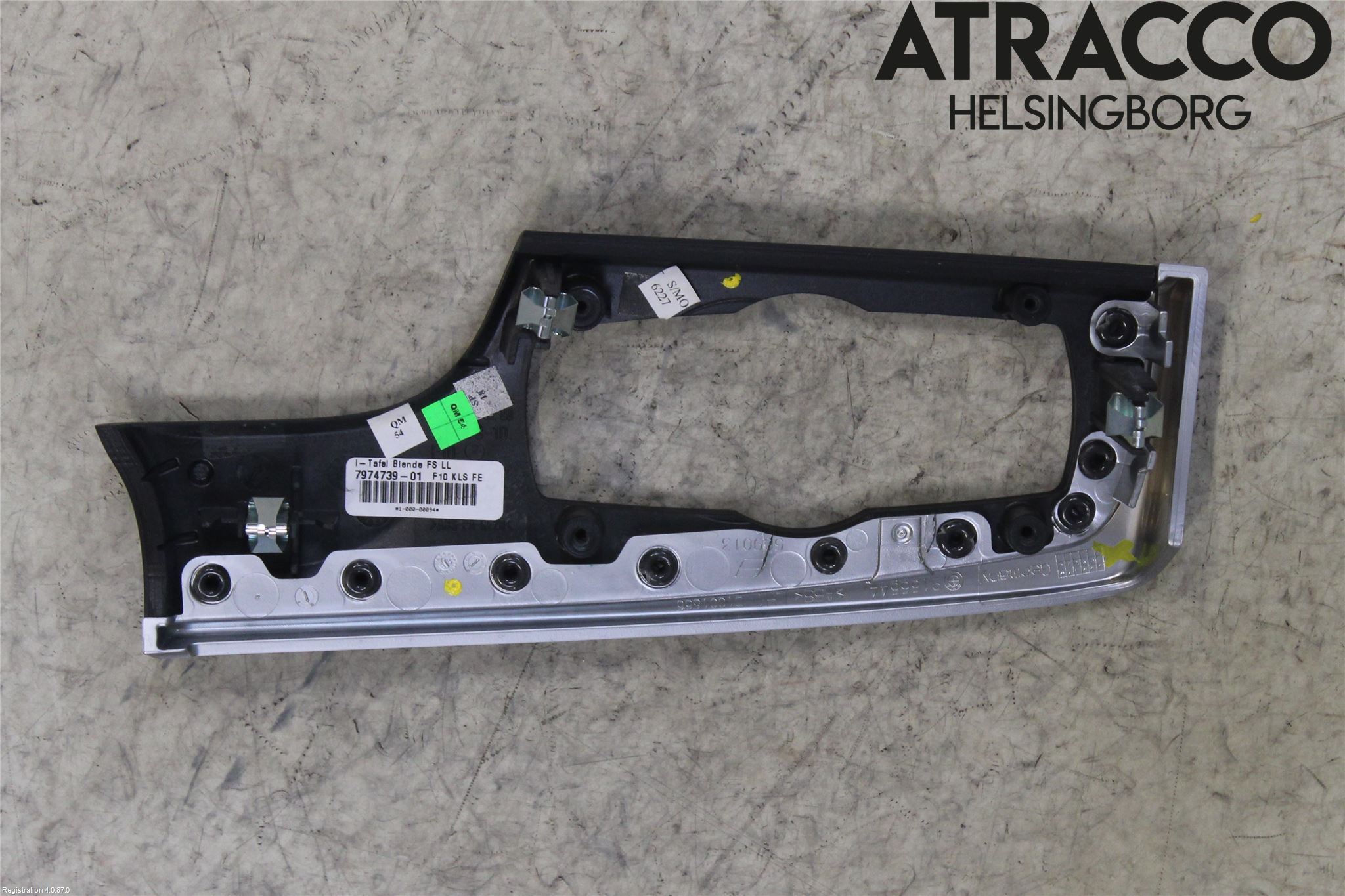 BMW 5 F10/F11/F18 09-17 Instrumentkonsoll Mitt