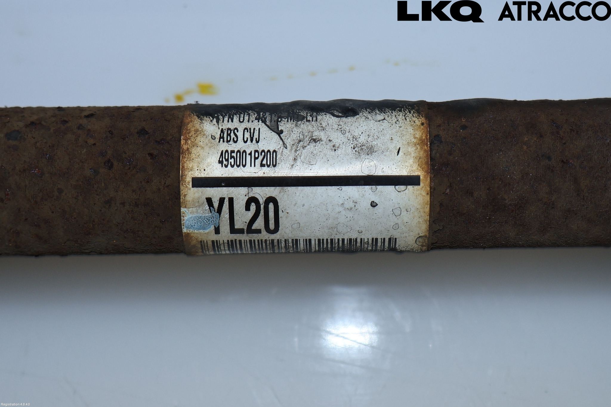 Kia VENGA 10-19 Drivaxel Fram Vänster