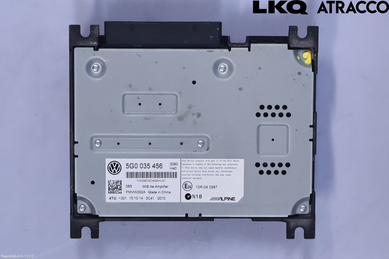Volkswagen VW GOLF / E-GOLF VII 13-20 Radio-Stereo Förstärkare