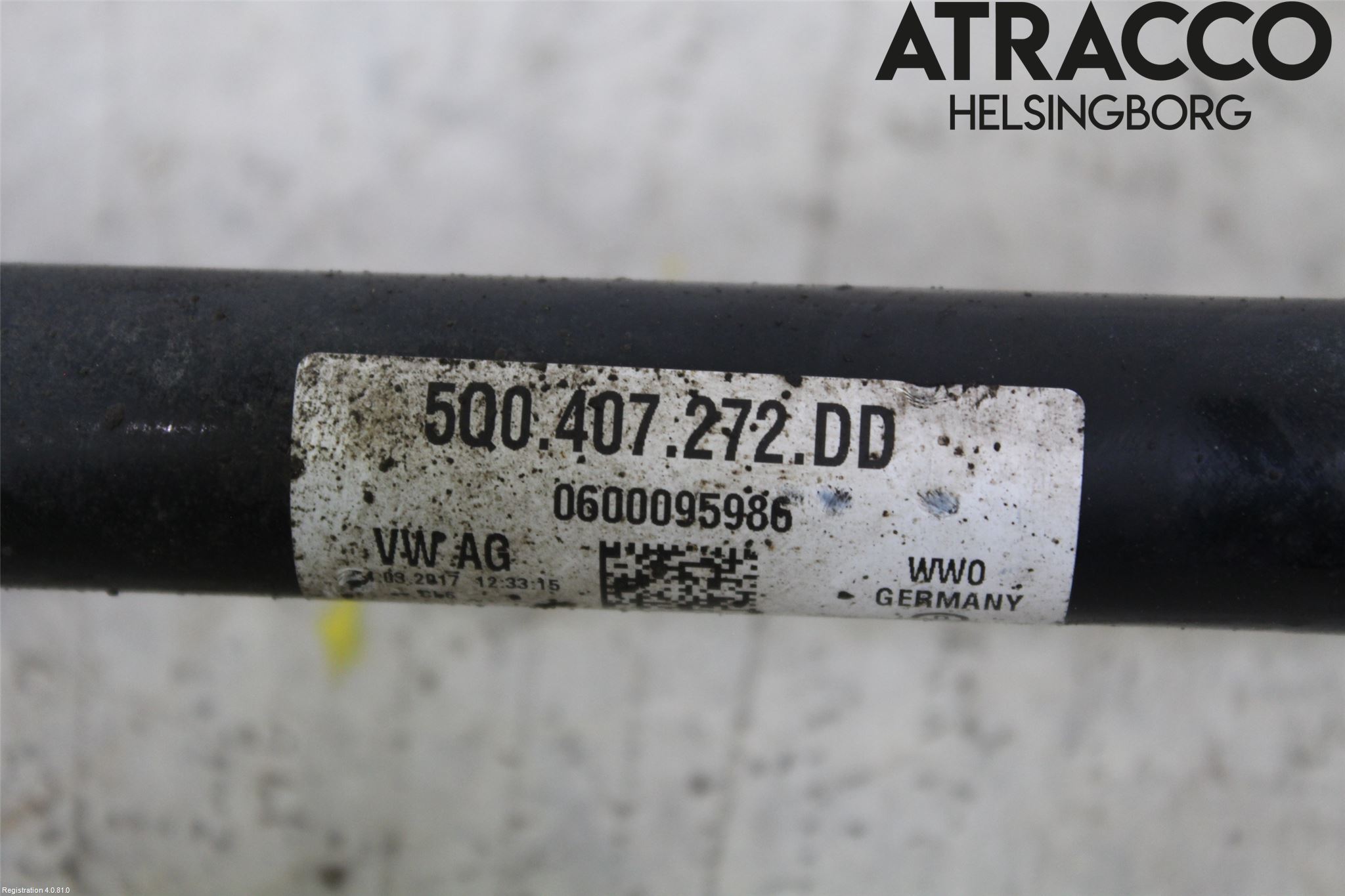 Audi A3/S3 8V 13-20 Drivaxel Fram Höger