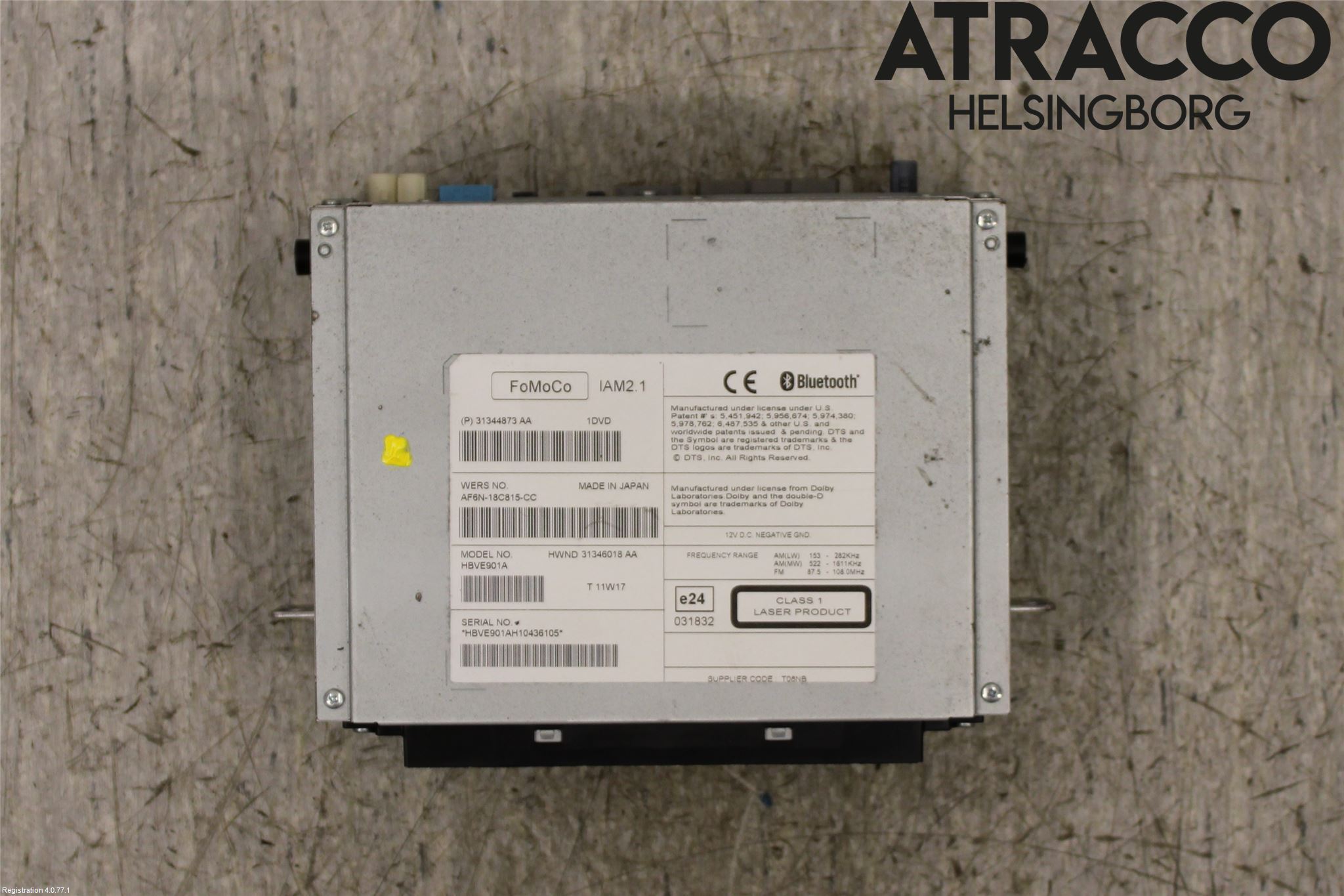 Volvo V60 11-13 Cd Radio - Multimediapanel