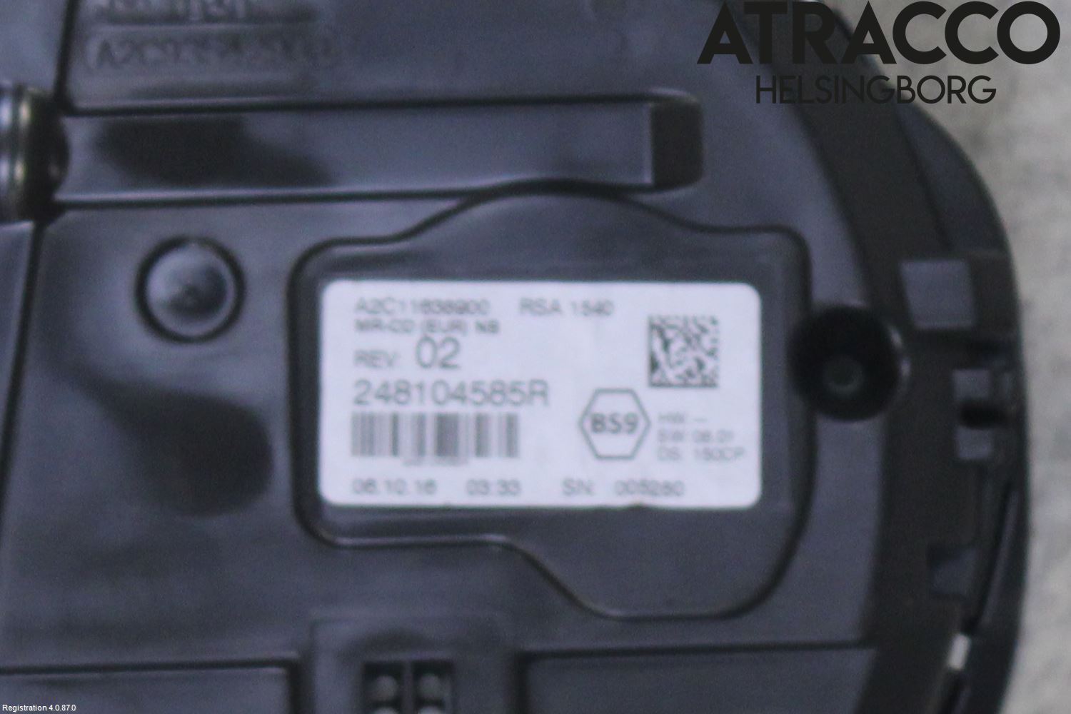 Renault TALISMAN 16-20 Instrument Komb