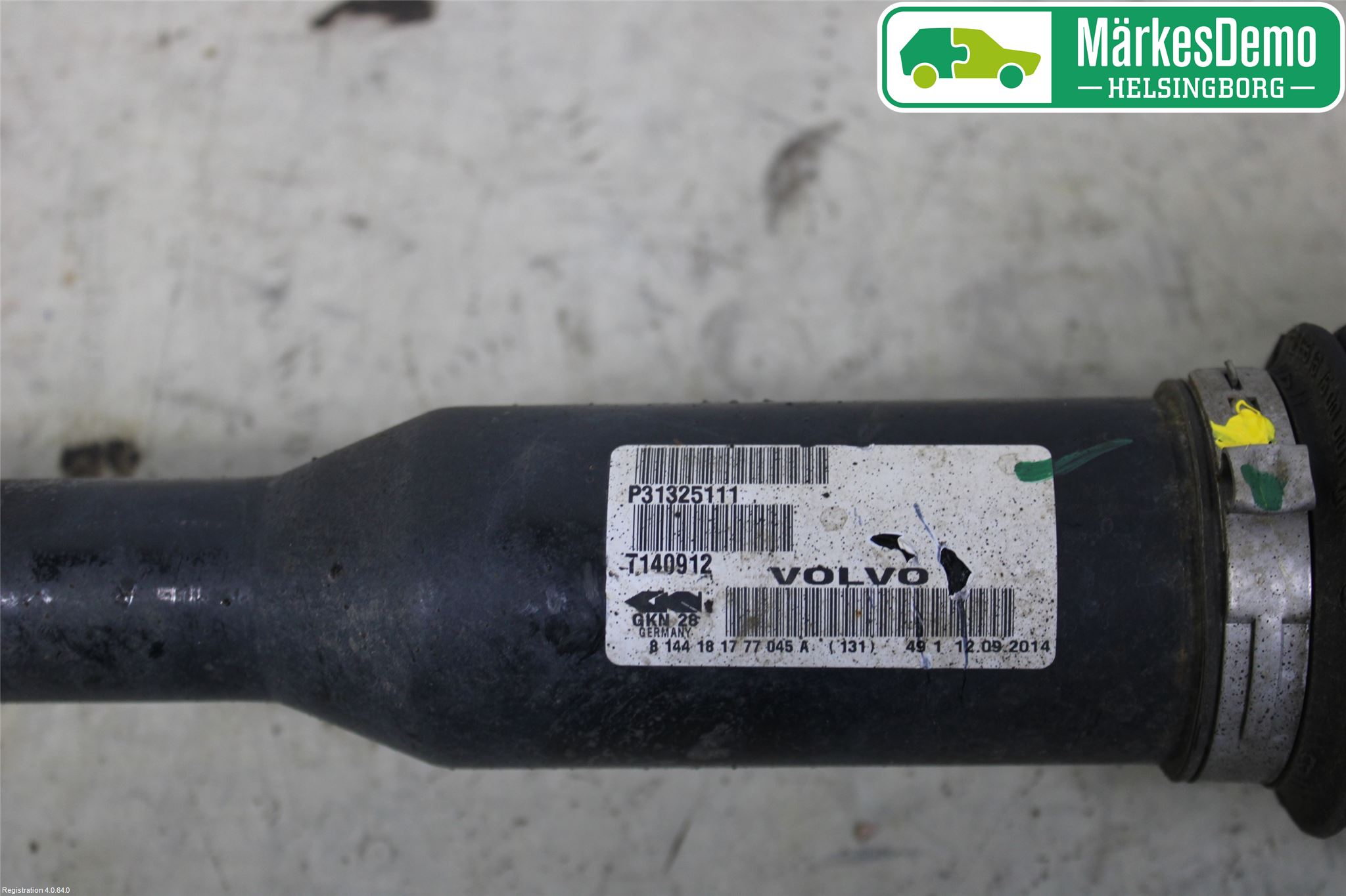 Volvo XC60 14-17 Drivaxel Fram Höger