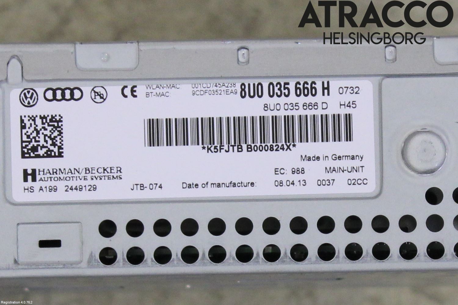 Audi Q3 8U 12-18 Cd Radio - Multimediapanel