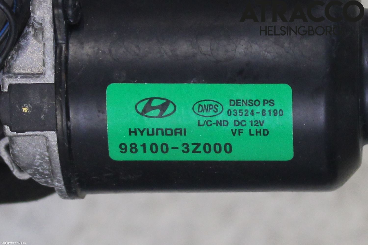 Hyundai i40 08-15 Torkarmotor Vindruta